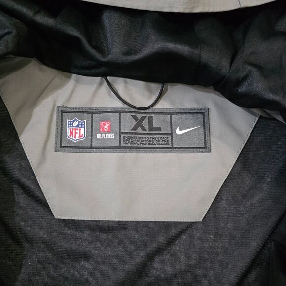 Nike NFL Engineered Team Issued Hooded Jacket Grey Storm-FIT Men's XL Made In US - Picture 9 of 15